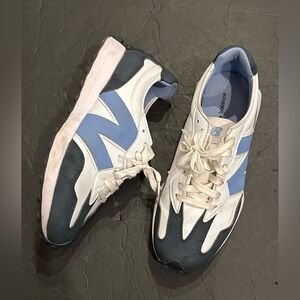 New Balance 327 men’s shoe White/blue size 10